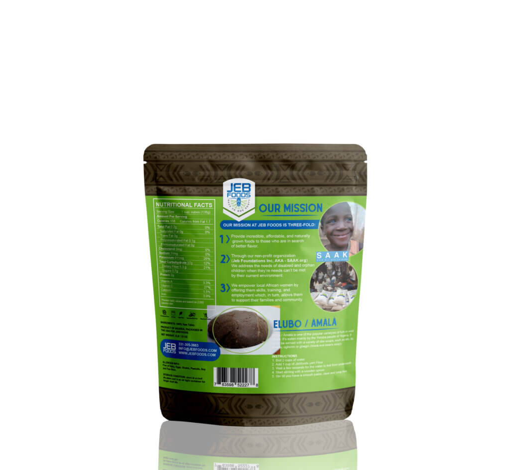 Buy Yam Flour 2lbs Jeb Foods