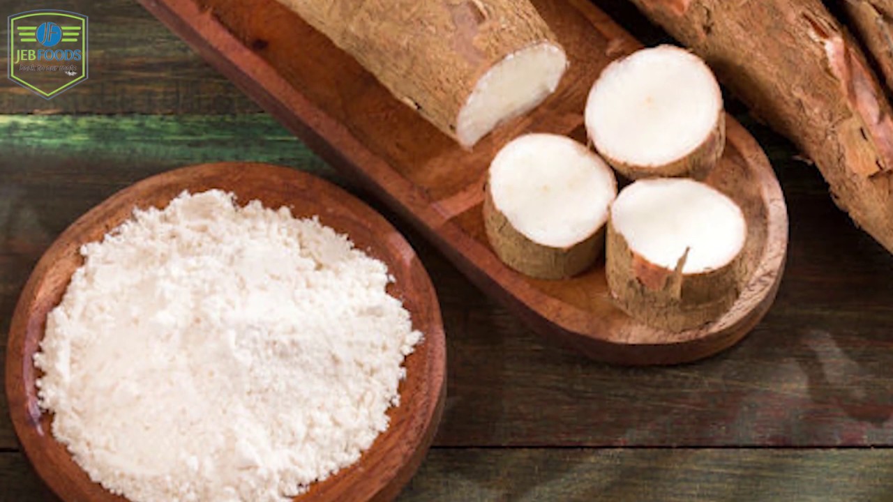 Know about cassava flour: cassava flour and fresh cassava roots
