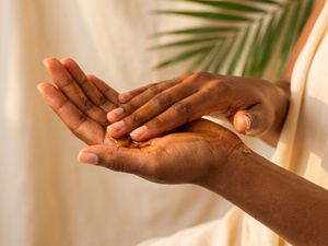 Warm it in your palms