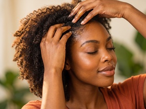 Work it into hair and scalp